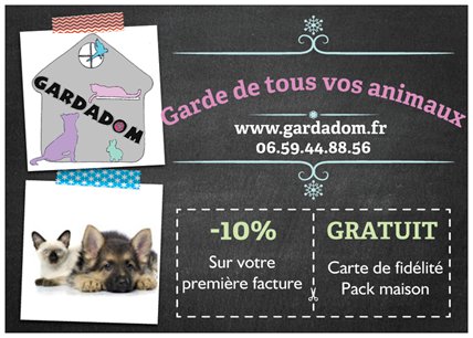 GARDADOM - Visites à domicile, de tous vos animaux, sur Bordeaux et sa région — photo