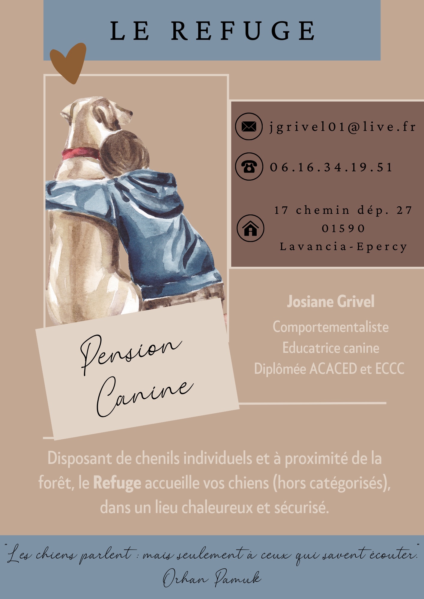 Pension Canine Le Refuge — photo