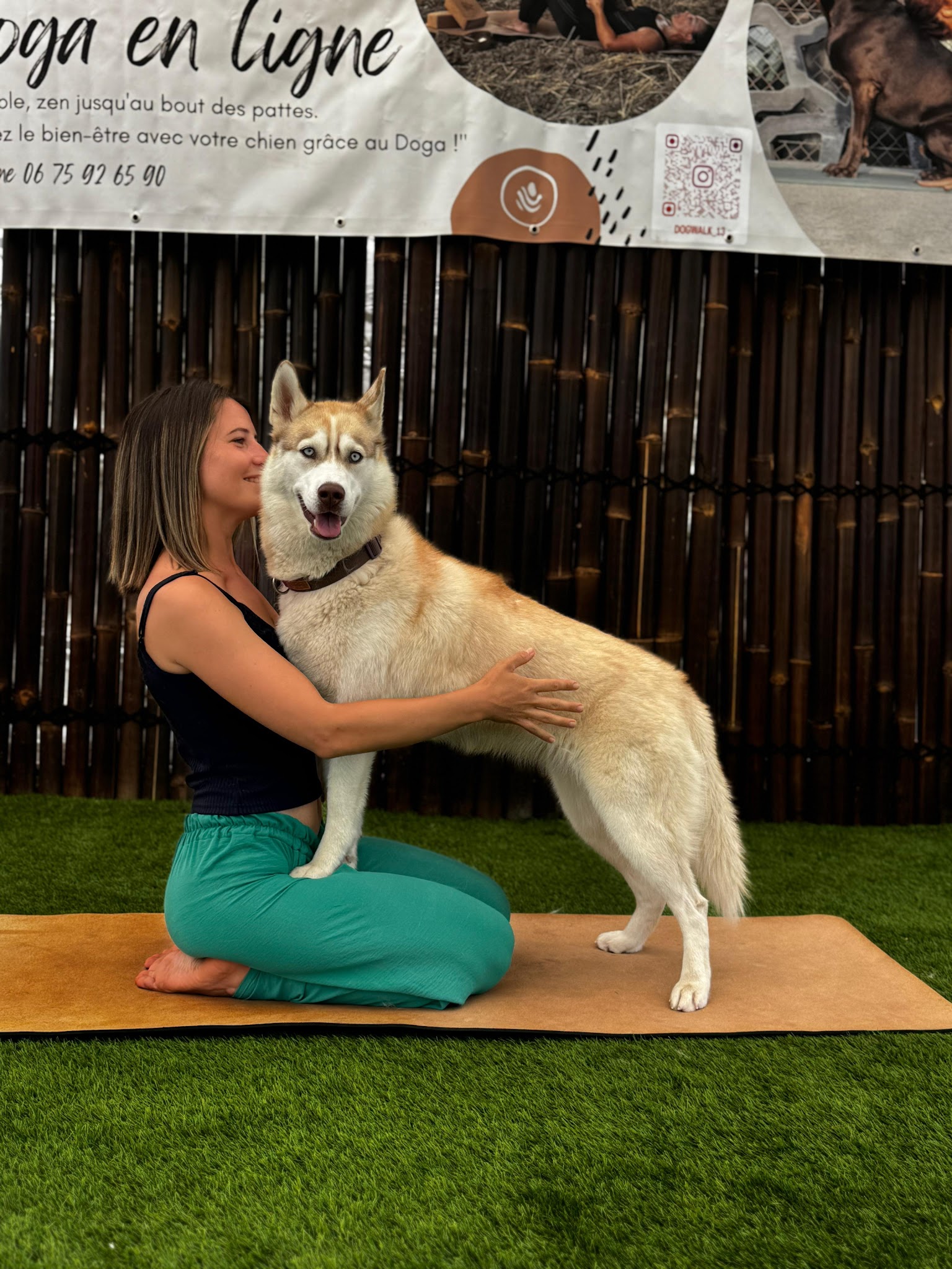 Petsitter professionnelle à votre domicile - Éducation canine & loisirs - Professeur de DOGA 🐾 — photo