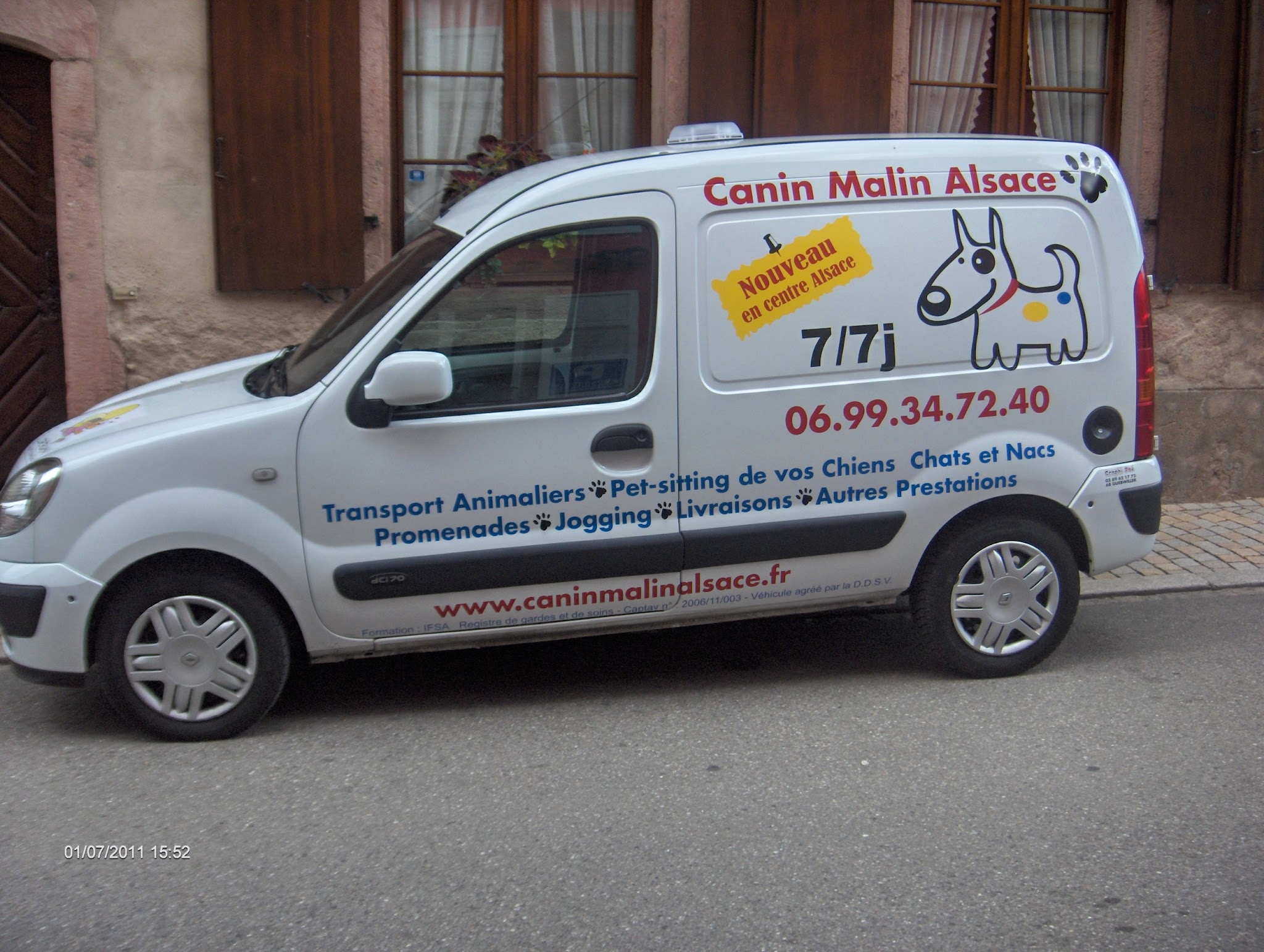 Canin Malin Alsace - taxi animalier chiens chats & nacs, pet sitting Bas Rhin 67