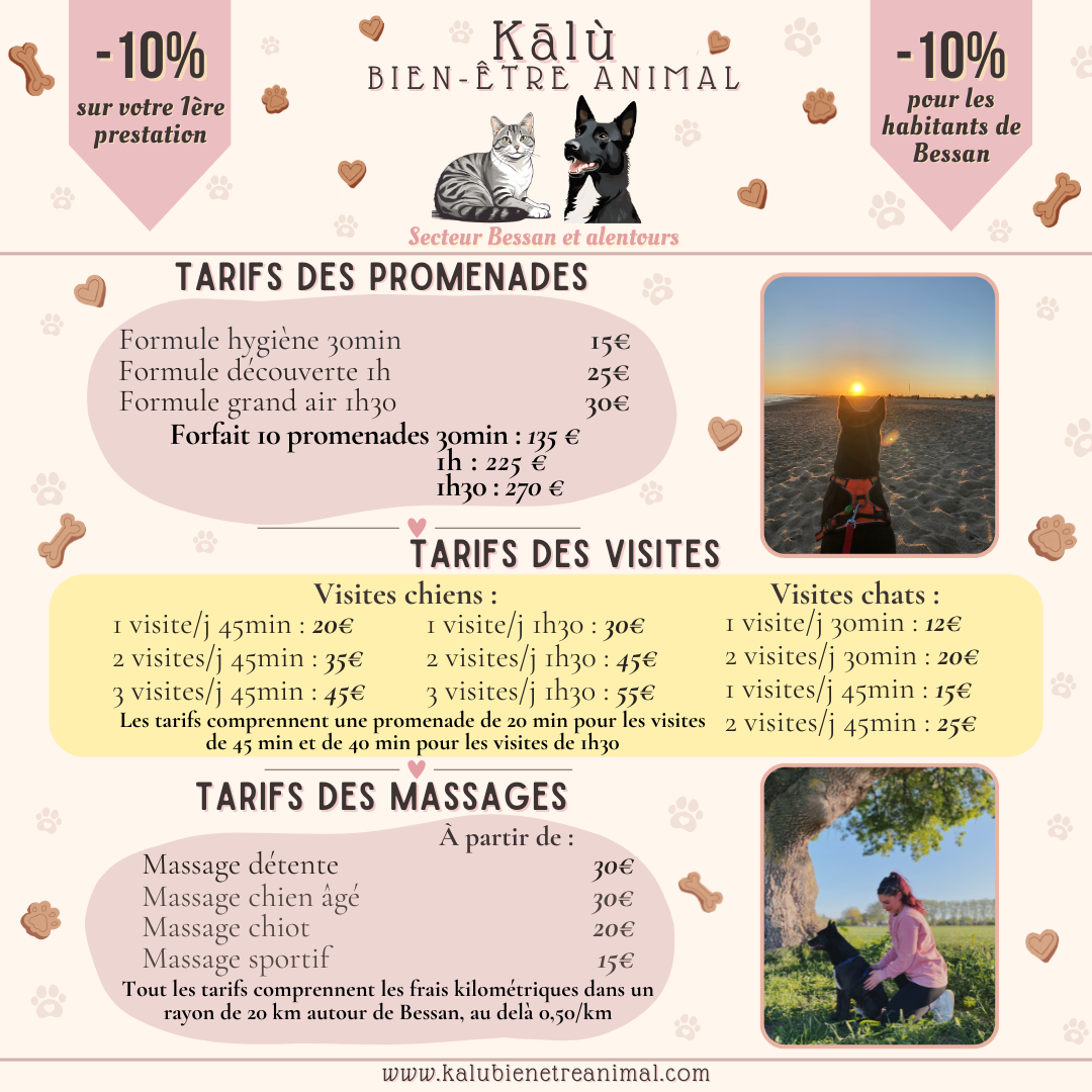 Kālù Bien-Être - Petsitter - Massage Canin — photo