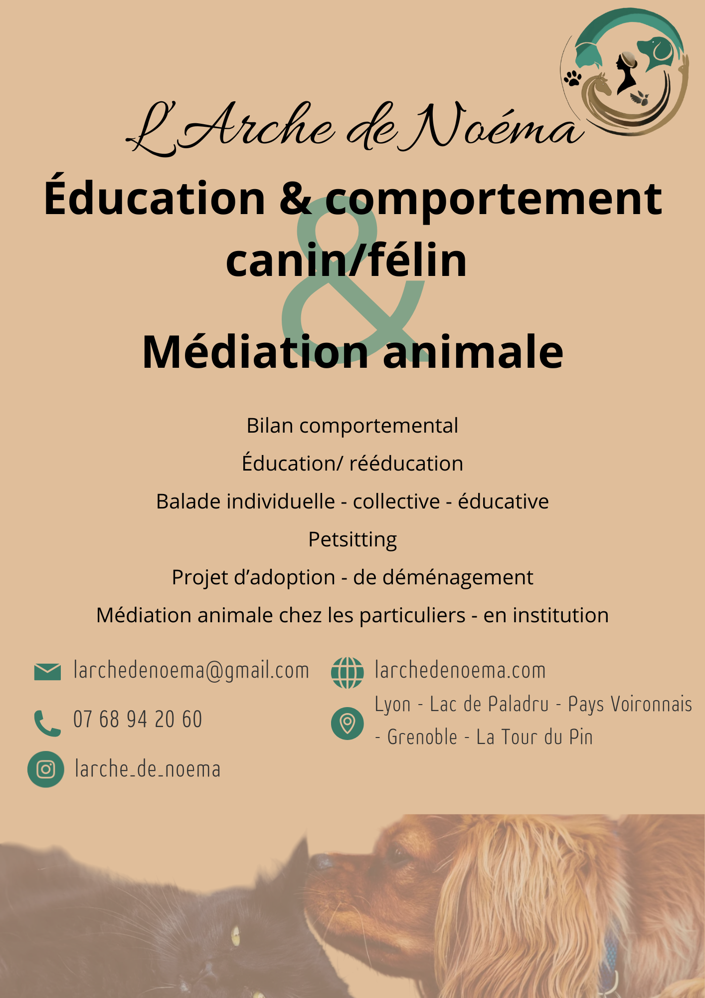 L’Arche de Noema - Éducation canine, comportement félin & Promeneuse — photo