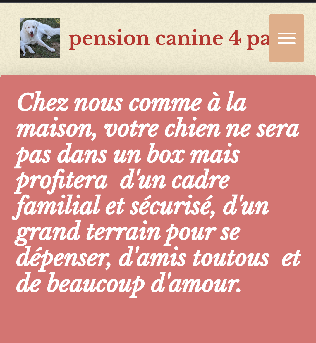 Pension canine familiale Tullins, 4 pattes en famille — photo