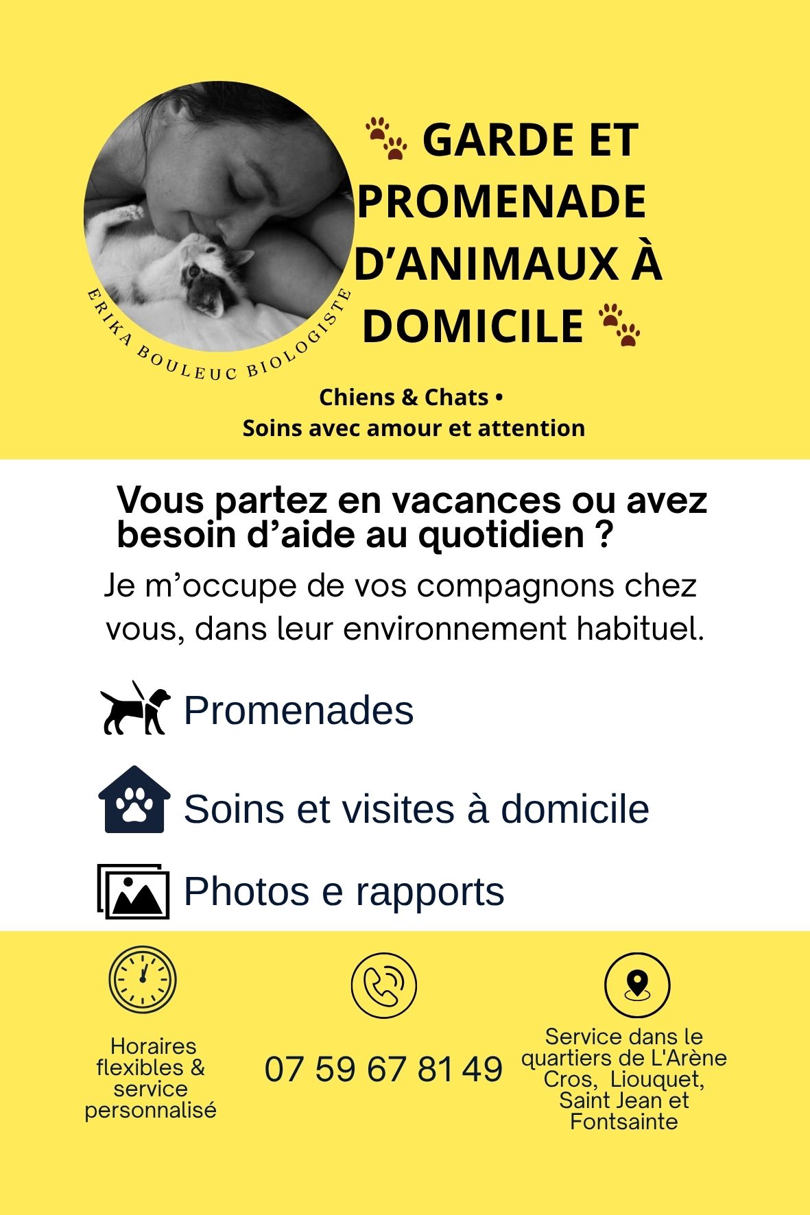 Biologiste – Pet Sitter à La Ciotat — photo