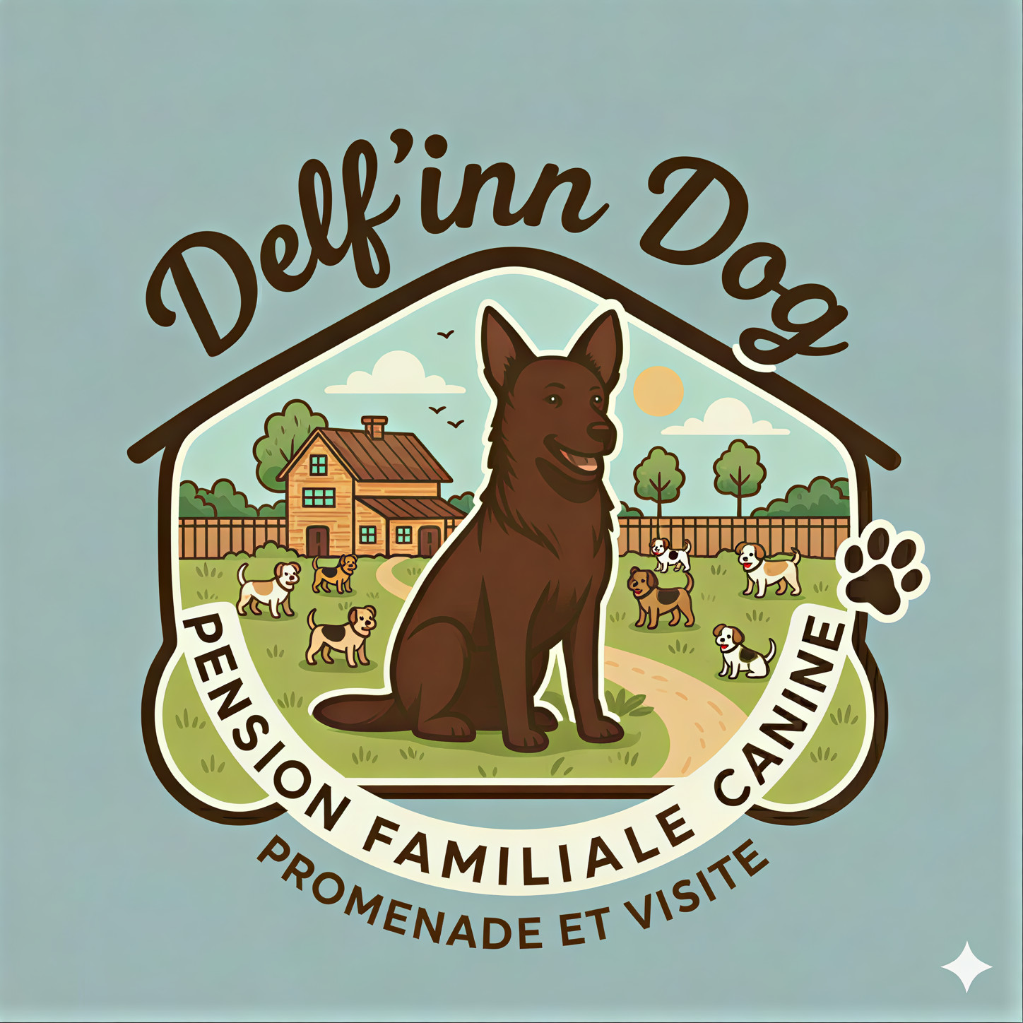 delf'inn dog — photo