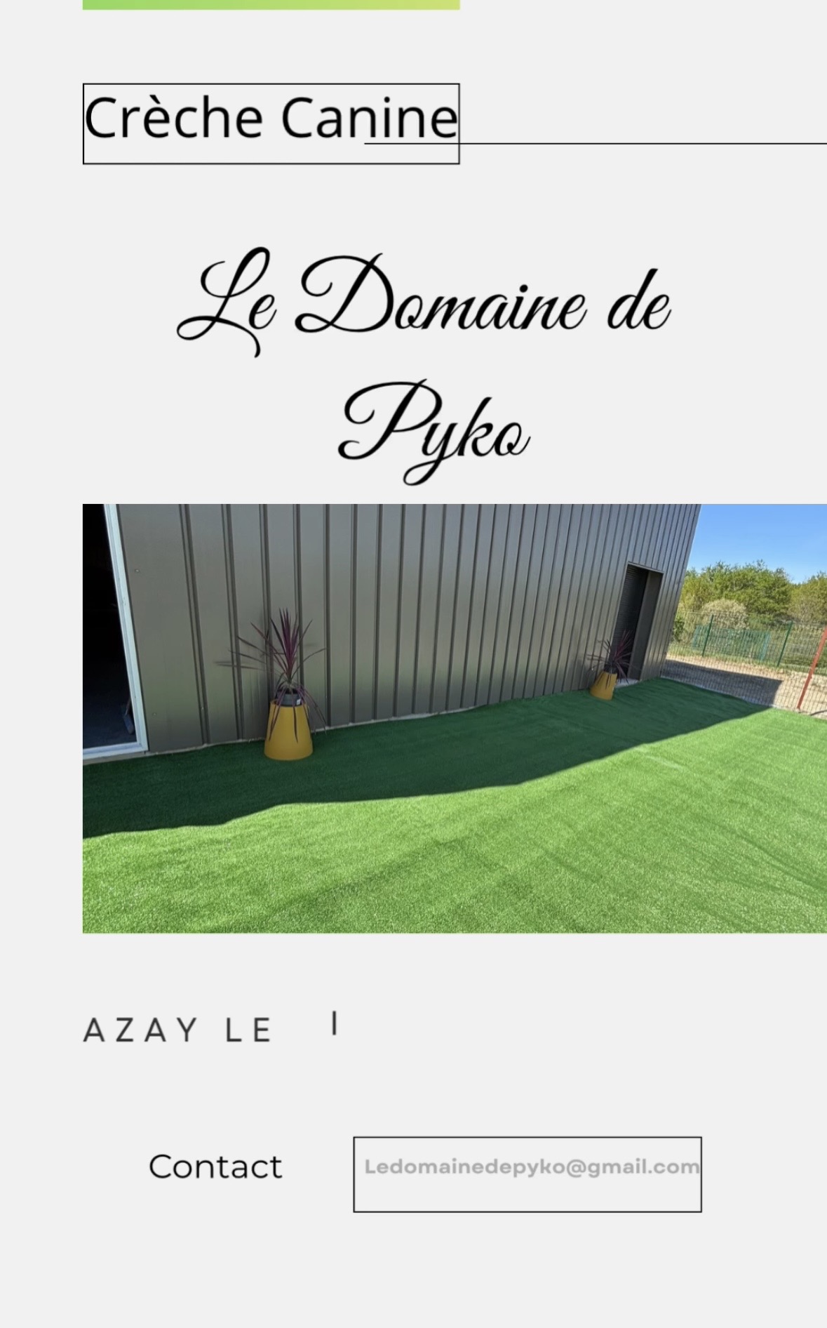 Le domaine de Pyko Pension canine — photo