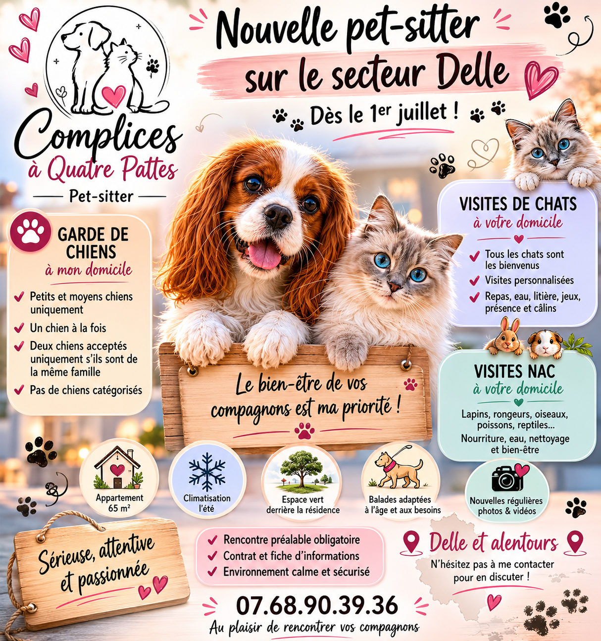 Complices à Quatre Pattes – Pet sitter Ensisheim — photo