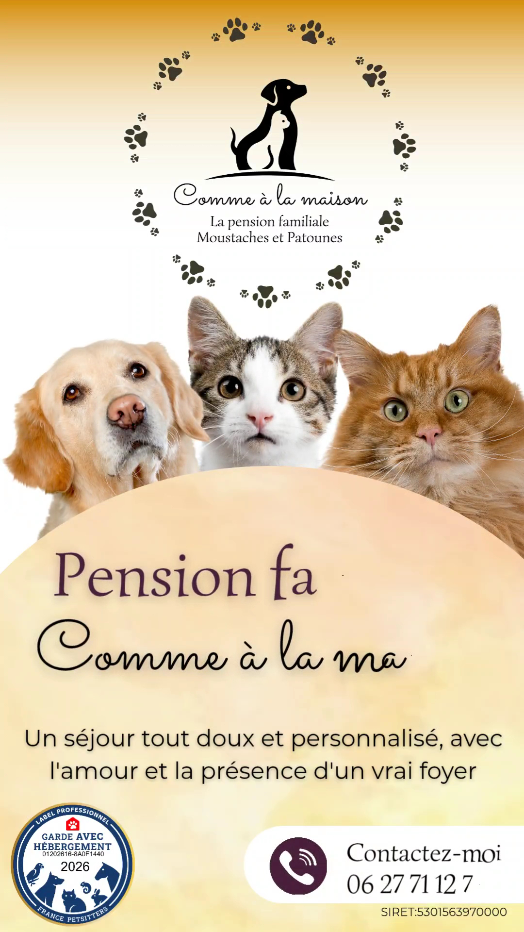 Moustaches et Patounes — photo